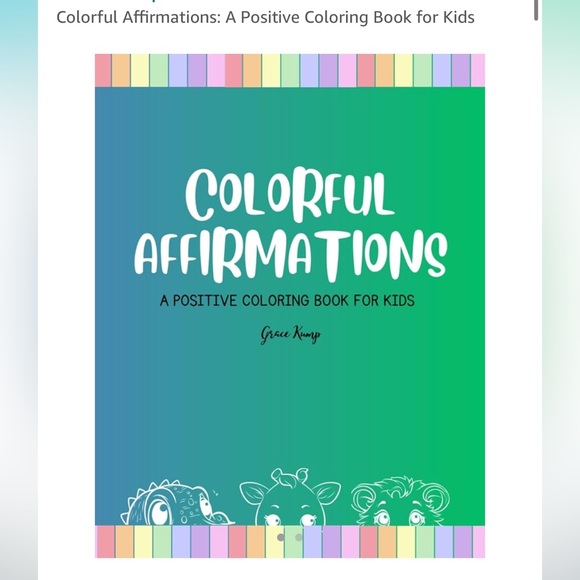 Affirmation Coloring Book for Kids! ✨5 for $25✨Bundle and Save! - Picture 1 of 4